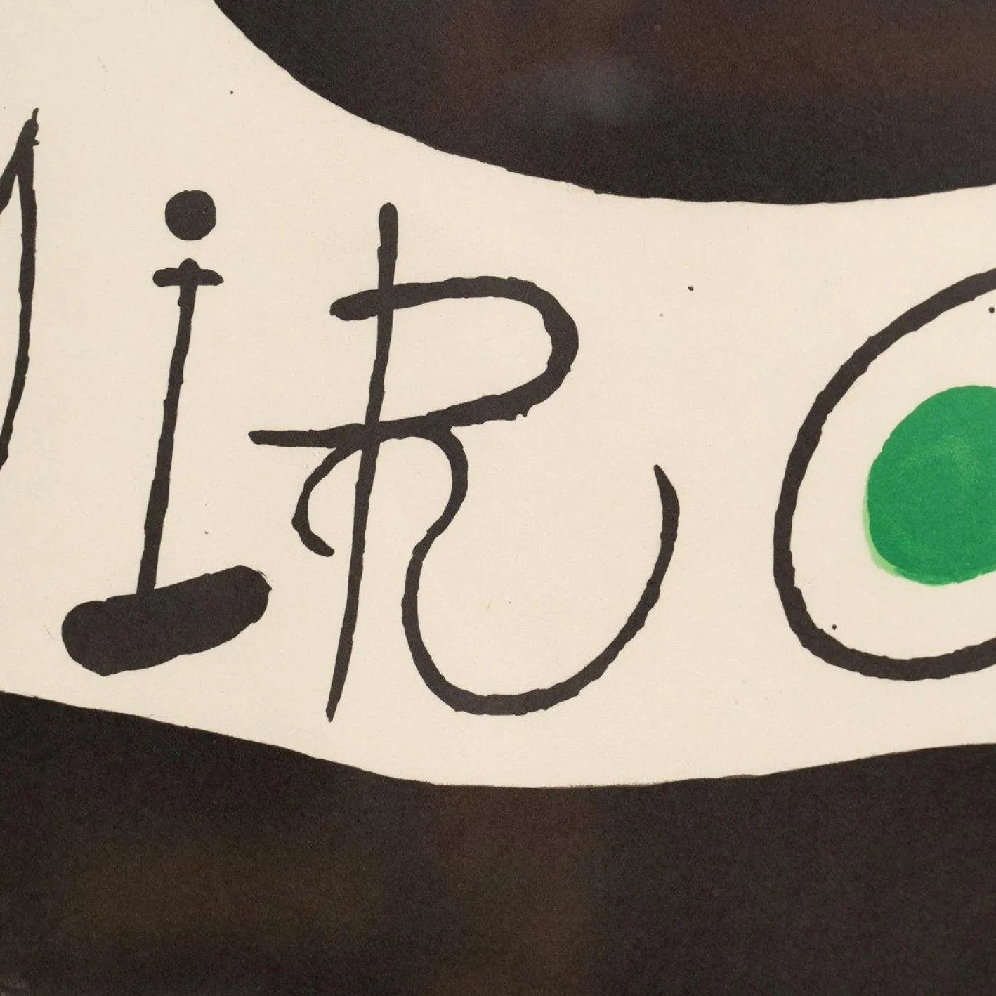 Abstract Composition Color Poster von Joan Miró, 1970