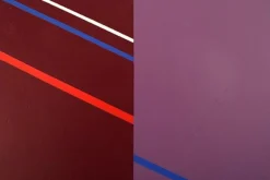 Abstract Composition Öl auf Leinwand von Lennart Kärrabo, Schweden, 1982