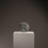 Abstrakte deutsche Steinskulptur, 1970er
