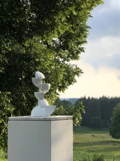 Abstrakte Free Form Skulptur, 1950er, Keramik