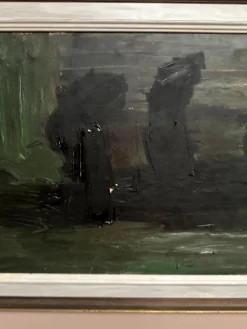Abstraktes Gemälde von Jonne Bergström, 1950er, Öl auf Leinwand, gerahmt