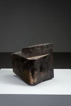 Abstrakte Skulptur aus Ton aus dem späten 20. Jh