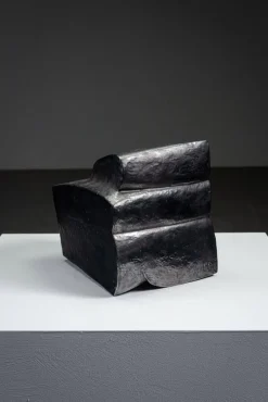 Abstrakte Skulptur aus Ton aus dem späten 20. Jh