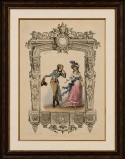 Achille Devéria, Promenaden-Kostüm, 1847, Lithographie