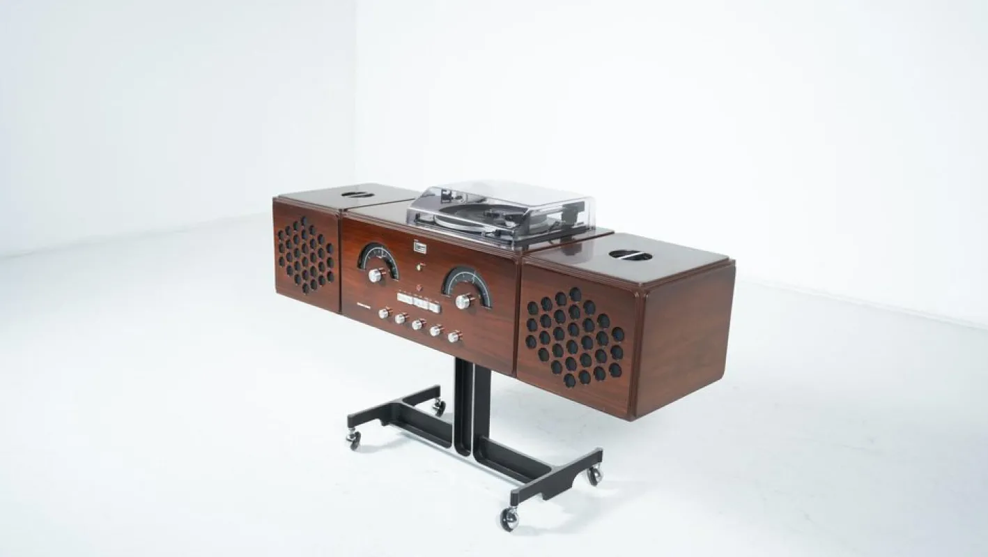 Achille & Pier Giacomo Castiglioni zugeschriebener Plattenspieler für Brionvega, 1960er