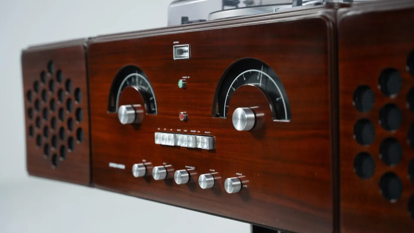 Achille & Pier Giacomo Castiglioni zugeschriebener Plattenspieler für Brionvega, 1960er