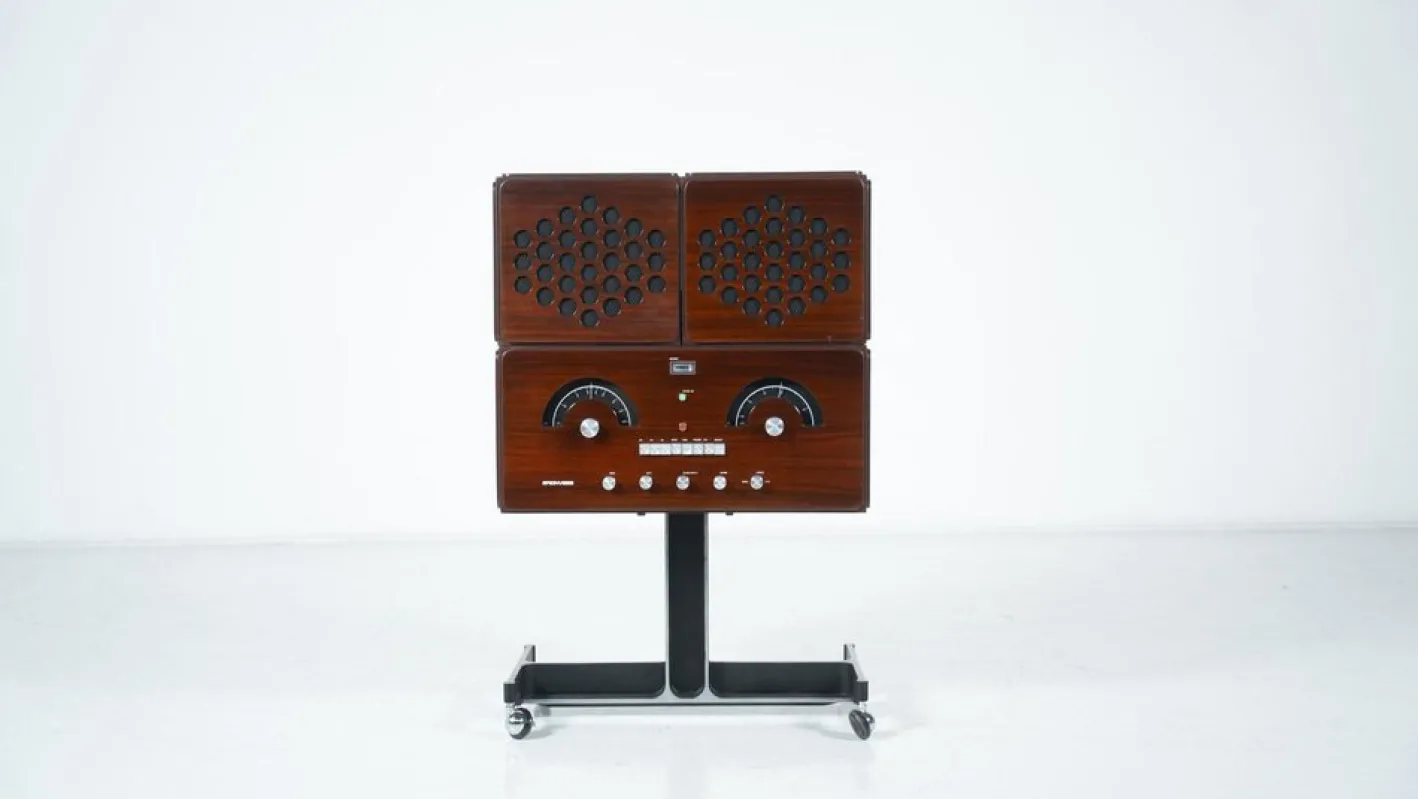 Achille & Pier Giacomo Castiglioni zugeschriebener Plattenspieler für Brionvega, 1960er