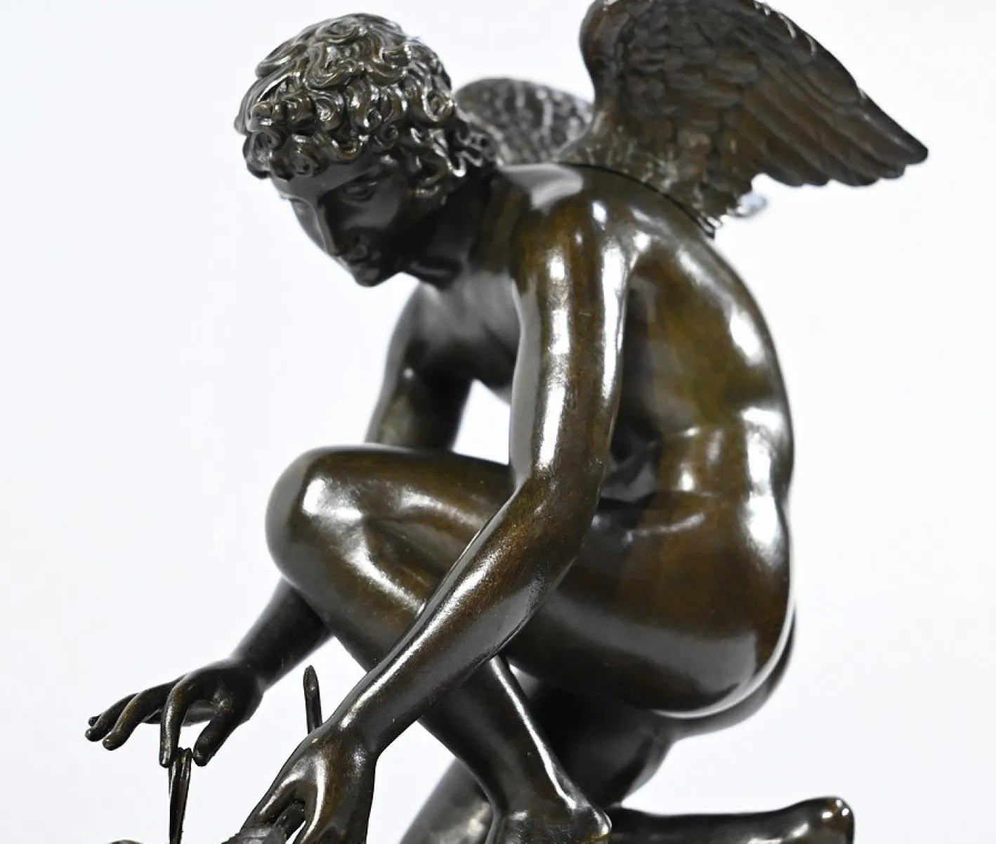 AD.Chaudet, L'Amour, 19. Jh., Bronze