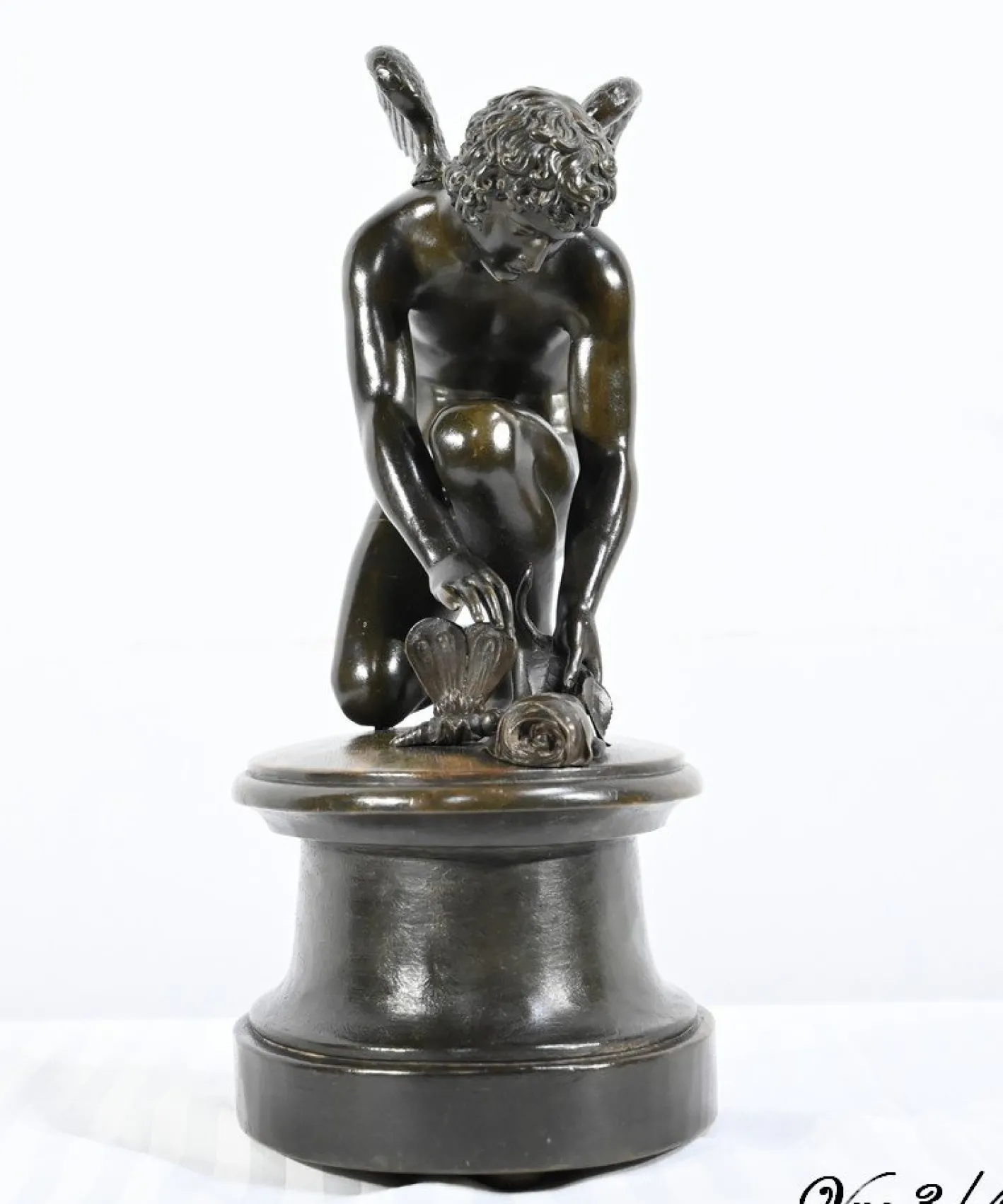 AD.Chaudet, L'Amour, 19. Jh., Bronze