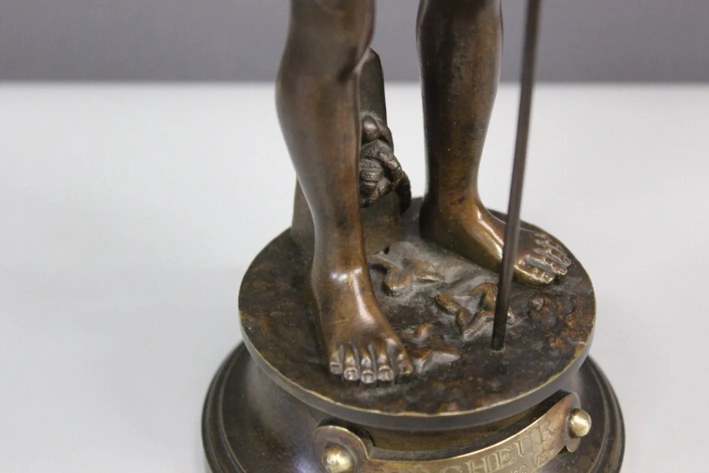 Adolphe Lavergne, Fischer, 1900, Bronze