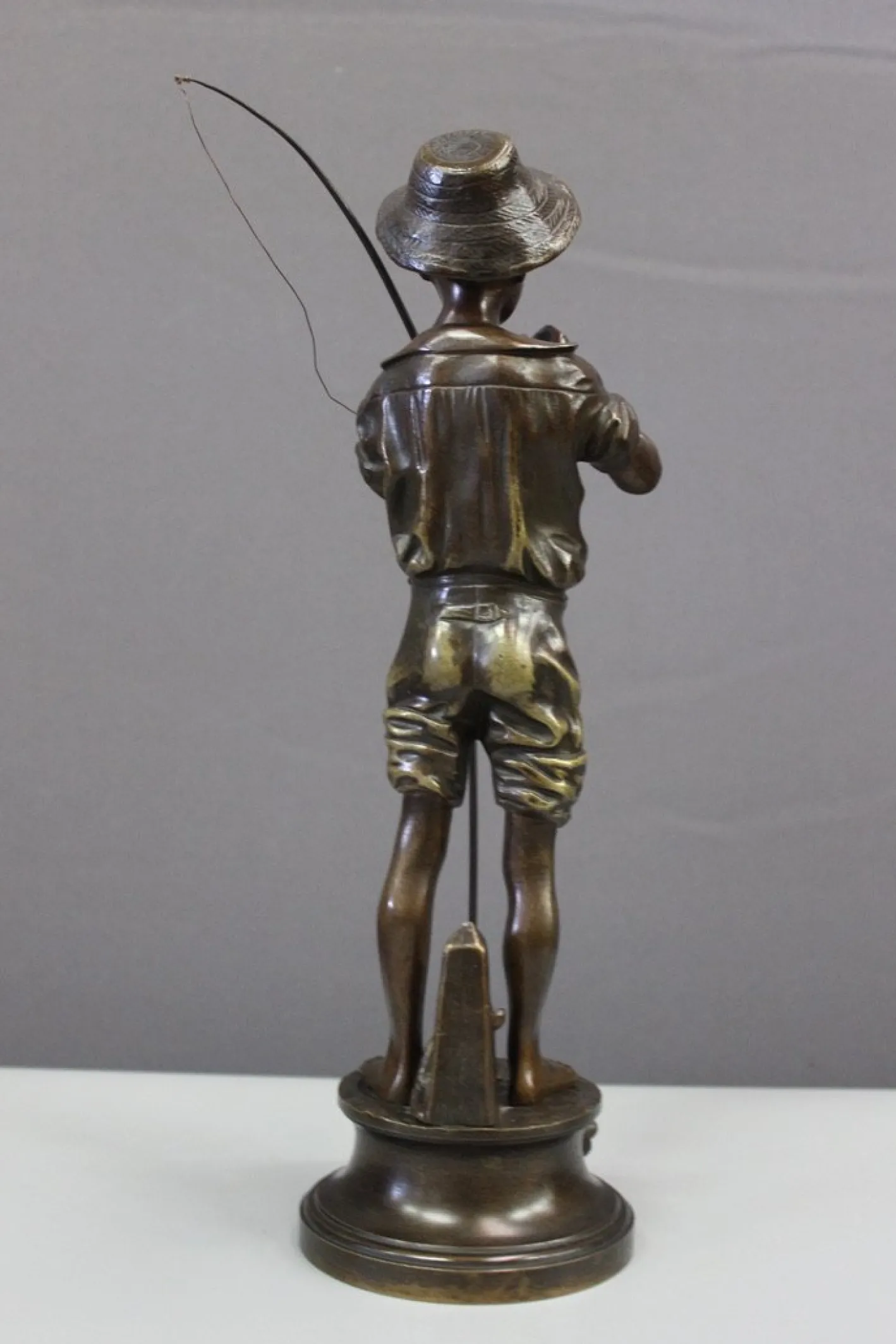 Adolphe Lavergne, Fischer, 1900, Bronze
