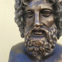 Aesculapius, 19. Jh., Bronze & Marmor