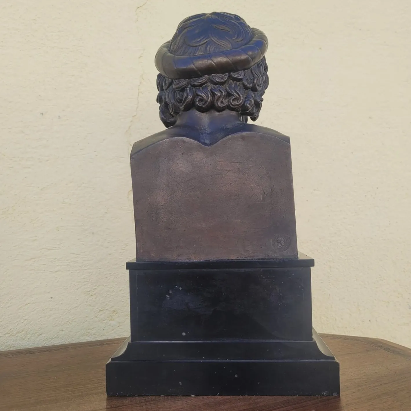 Aesculapius, 19. Jh., Bronze & Marmor