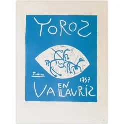 AF 1957 Bulls in Vallauris Poster von Pablo Picasso