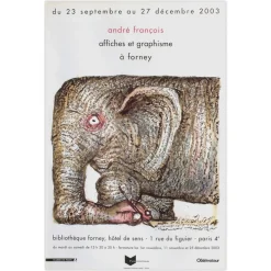 Affiches et Graphisme à Forney Poster von André François, 2003