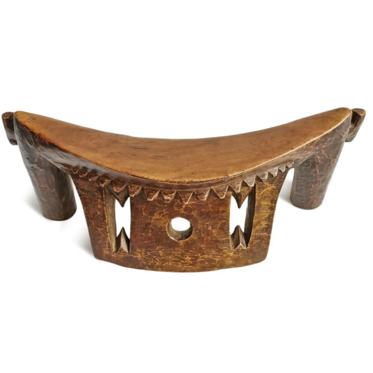 Afrikanische Vintage Dinka Kopfstütze