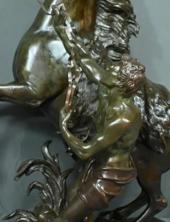 After Coustou, Das Pferd von Marly, Anfang 20. Jh., Große Bronze