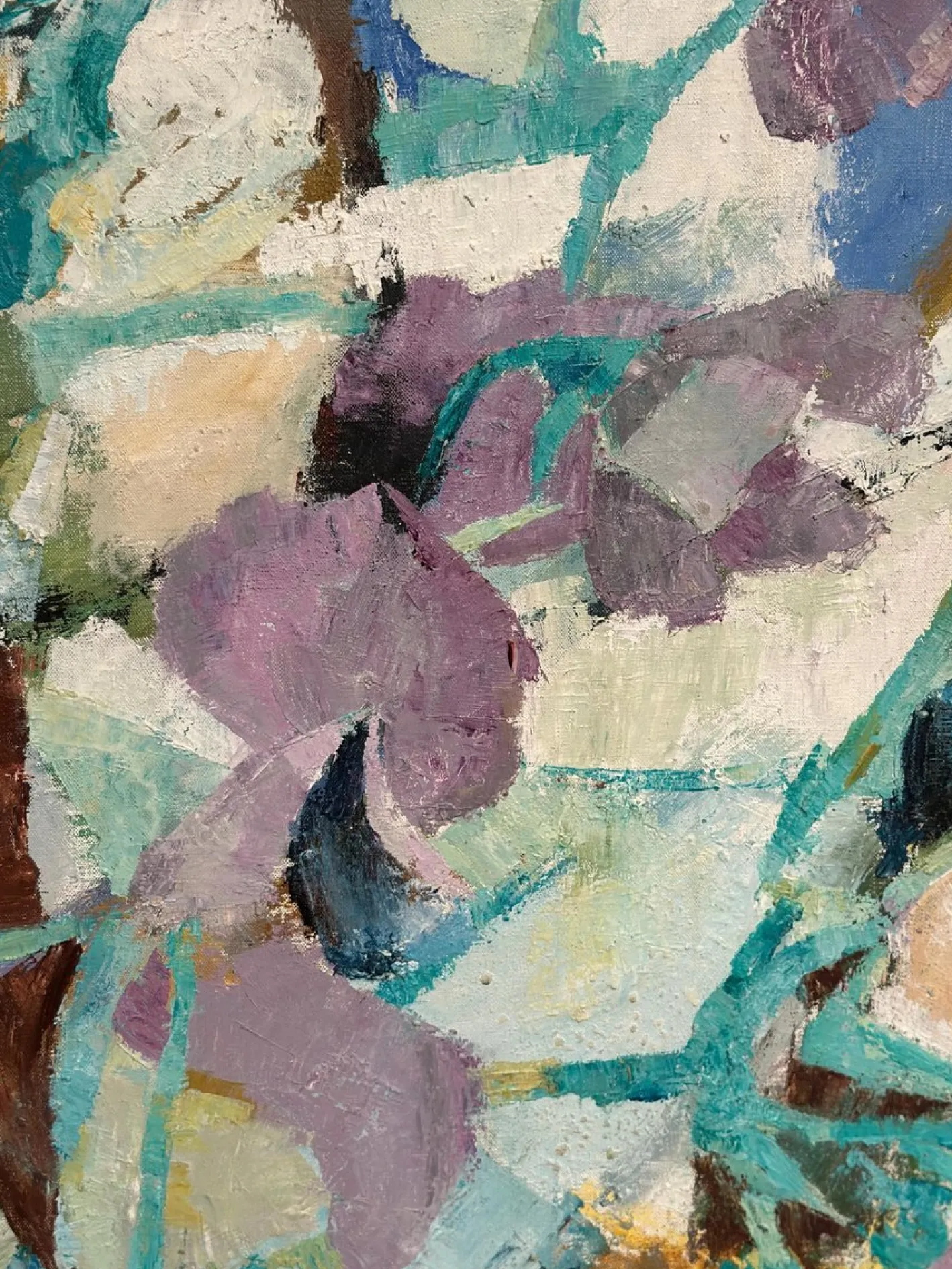 After Gunnar Alvarna, Komposition, 1960er, Öl auf Leinwand