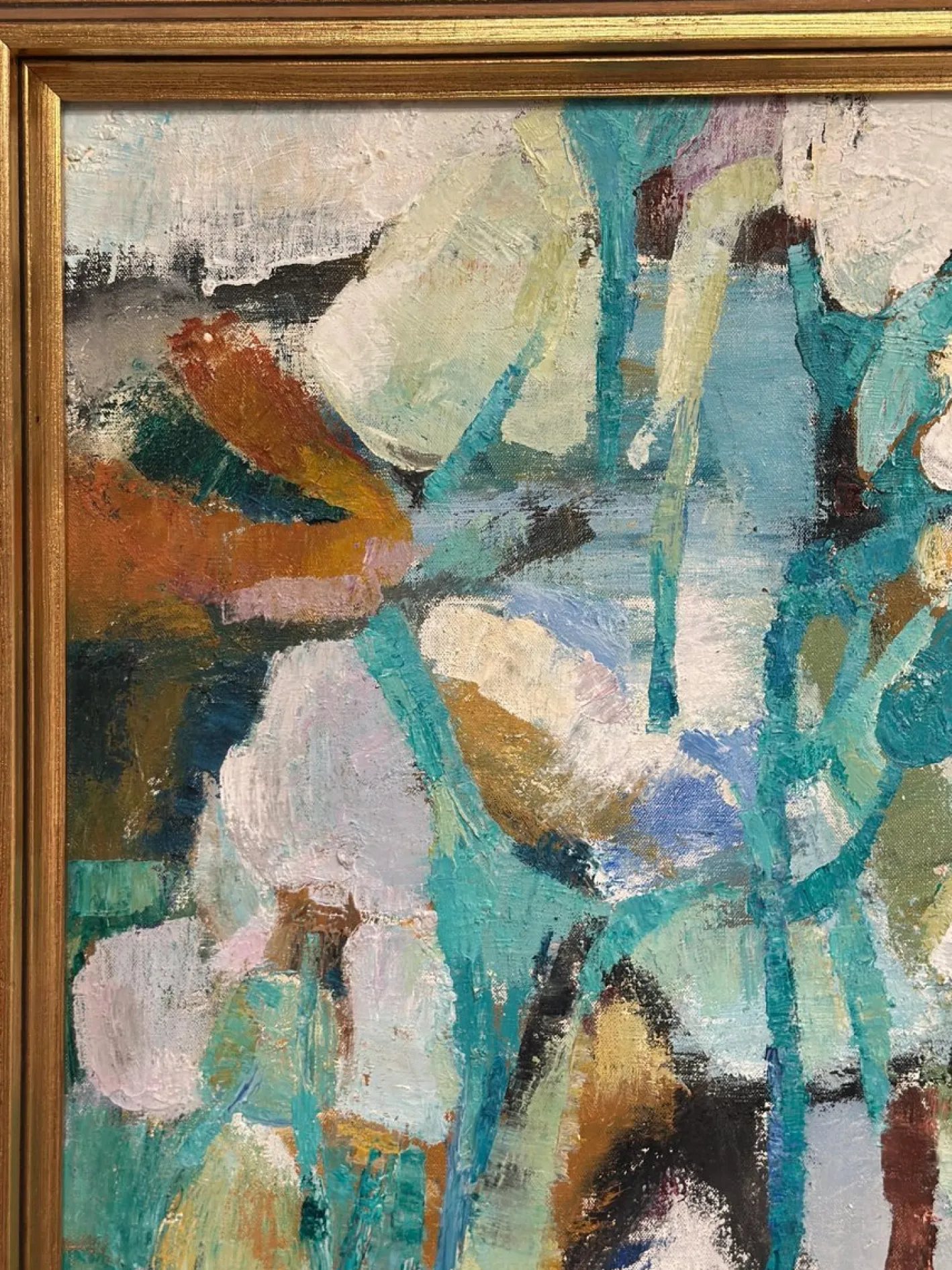 After Gunnar Alvarna, Komposition, 1960er, Öl auf Leinwand