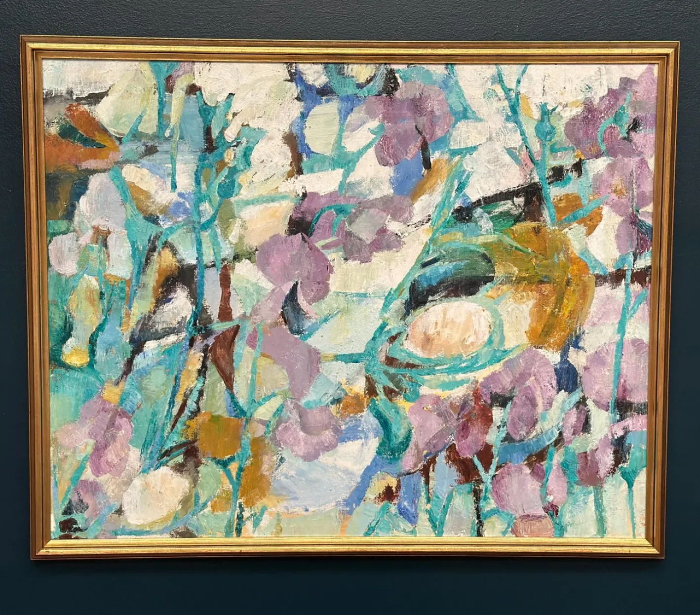 After Gunnar Alvarna, Komposition, 1960er, Öl auf Leinwand