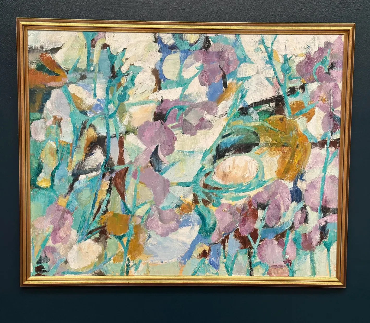 After Gunnar Alvarna, Komposition, 1960er, Öl auf Leinwand