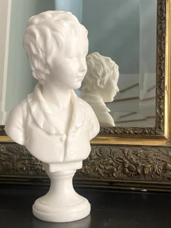 After Houdon, Statuen der Kinder Alexandre und Louise Brongniart, 1900er, Resin