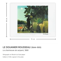 After Le Douanier Rousseau, The Snake Charmer, 1990, Lithographie