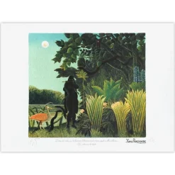 After Le Douanier Rousseau, The Snake Charmer, 1990, Lithographie