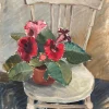 Aina Engström, Gloxinian, 1973, Öl auf Leinwand, gerahmt