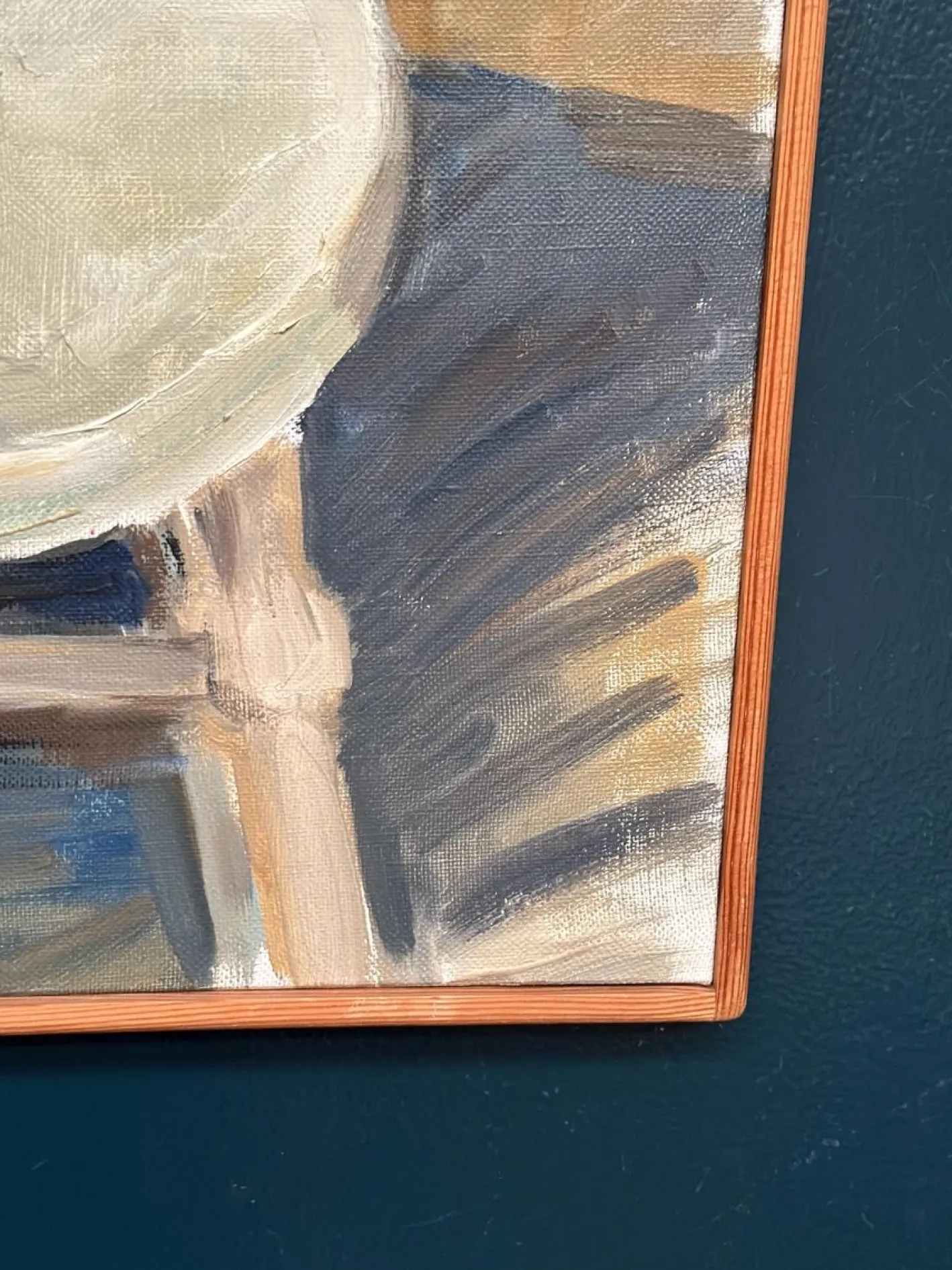 Aina Engström, Gloxinian, 1973, Öl auf Leinwand, gerahmt
