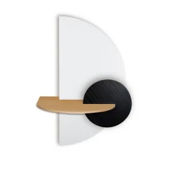 Alba L Semi Circle Nachttisch von Daniel García Sánchez für WOODENDOT