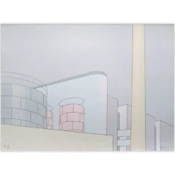 Alberto Bali, La Villette I, 1985, Siebdruck