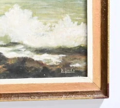 A. Le Guen, Landschaft, Öl auf Leinwand, 1980er, Gerahmt