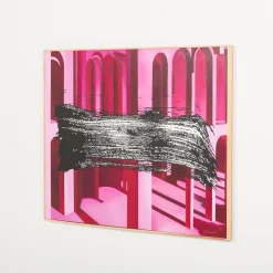 Aleksandra Prusinowska, The Collaps of Geometry, 2024, Öl auf Leinwand