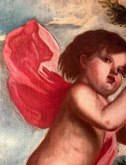 Alessandro Leone Varotari / Padovanino, Putti, Öl auf Leinwand, 17. Jh., gerahmt