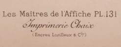 Alexandre Charpentier, Grès Émile Muller aus Les Maîtres de L'Affiche, 1898