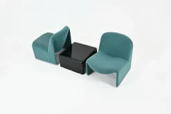 Alky Stühle und Tisch von Giancarlo Piretti für Anonyma Castelli, 1970er, 3er Set