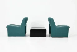 Alky Stühle und Tisch von Giancarlo Piretti für Anonyma Castelli, 1970er, 3er Set