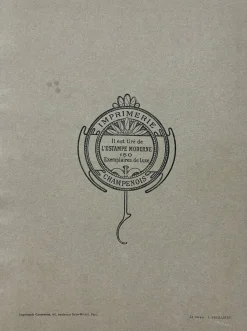 Alphonse Mucha, Cover für l'Estampe Moderne, 1898
