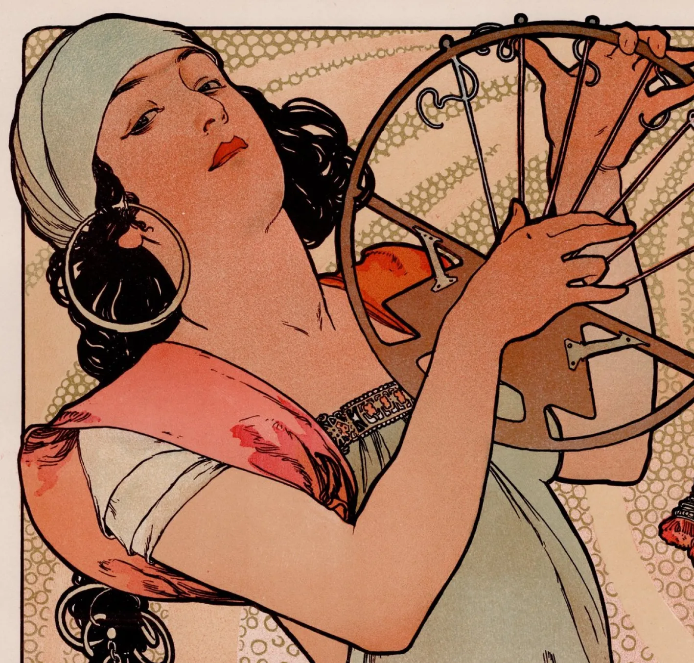 Alphonse Mucha, Salome, 1897, Lithographie auf Papier