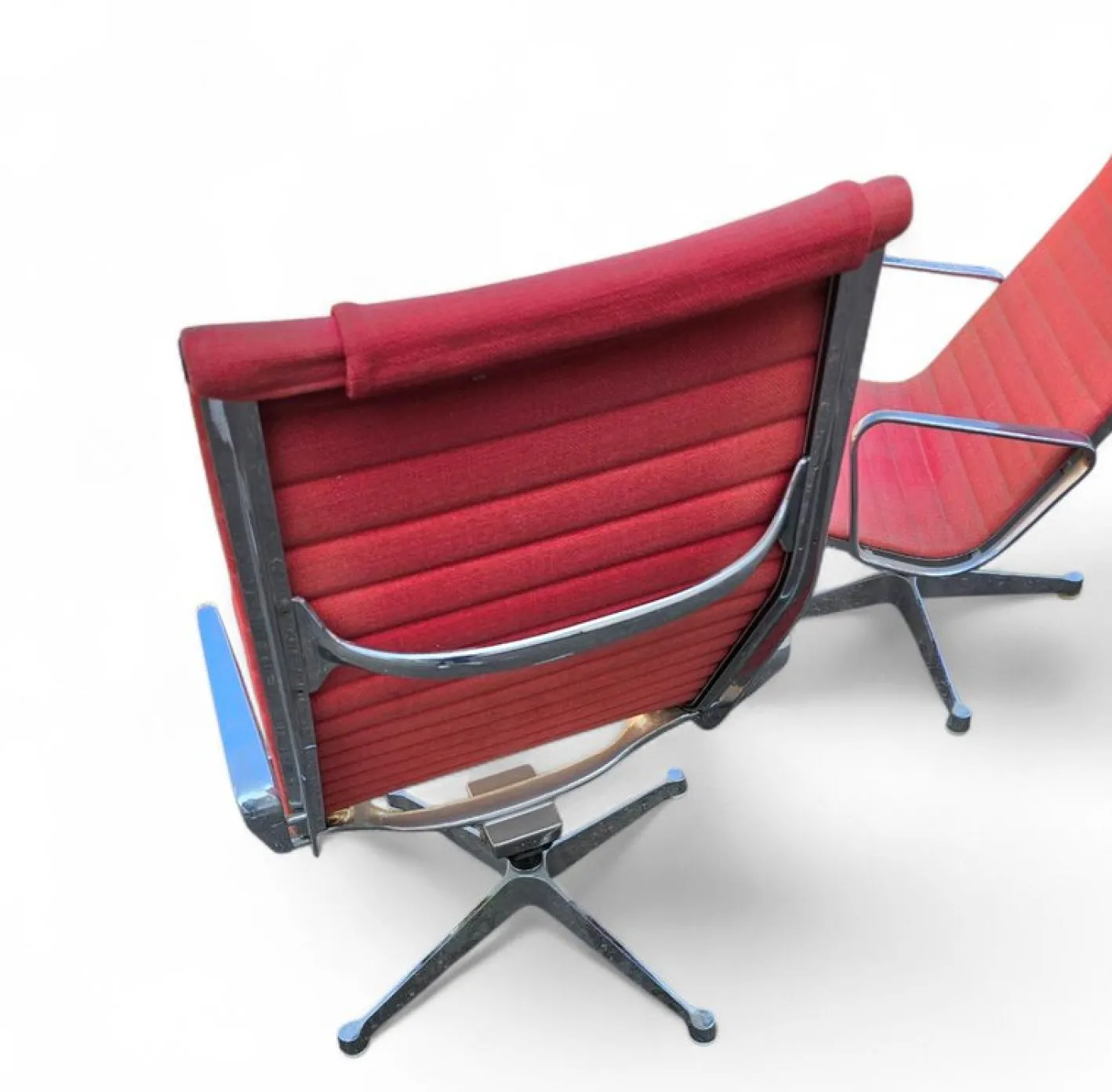 Aluminium 124 Drehsessel von Charles & Ray Eames Herman Miller, 2er Set