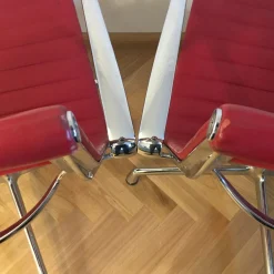 Aluminium EA116 Stühle von Charles & Ray Eames für Vitra, 2er Set