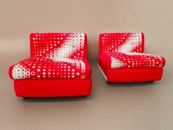 Amanta Sessel von Mario Bellini & Gaetano Pesce für B&B Italia, 1970er, 2er Set