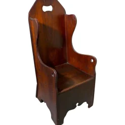 Amerikanischer Kinderstuhl aus Kiefernholz, 19. Jh., 1880er