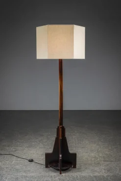 Amsterdamer Schule Stehlampe, 1920er