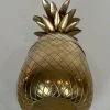 Ananas Eiskübel aus Messing und Stahl