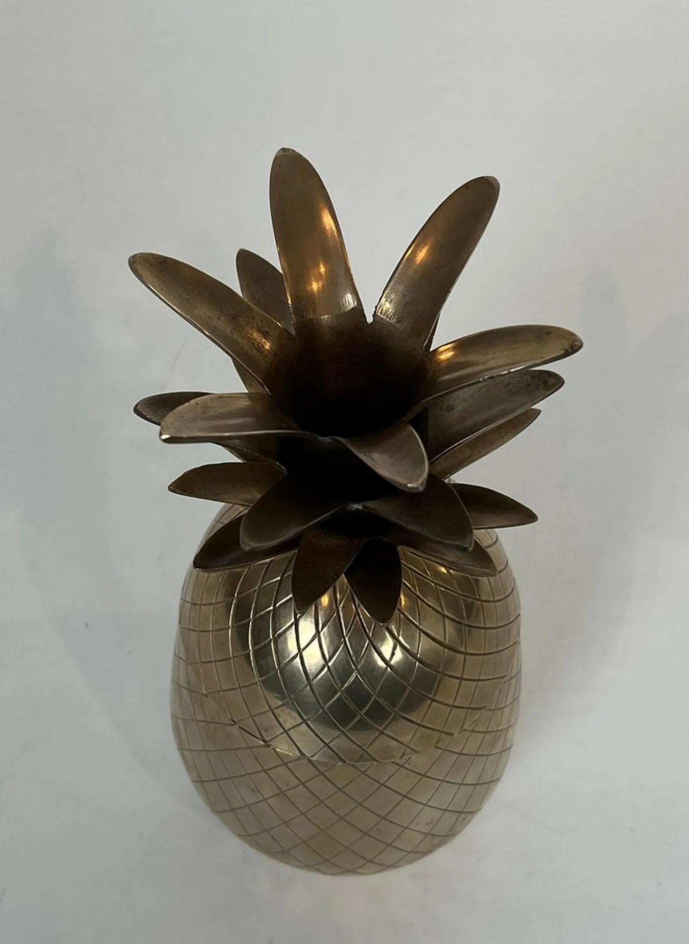 Ananas Eiskübel aus Messing und Stahl