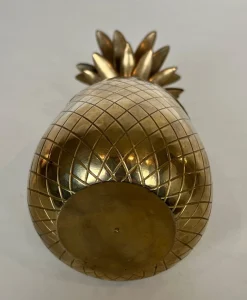 Ananas Eiskübel aus Messing und Stahl