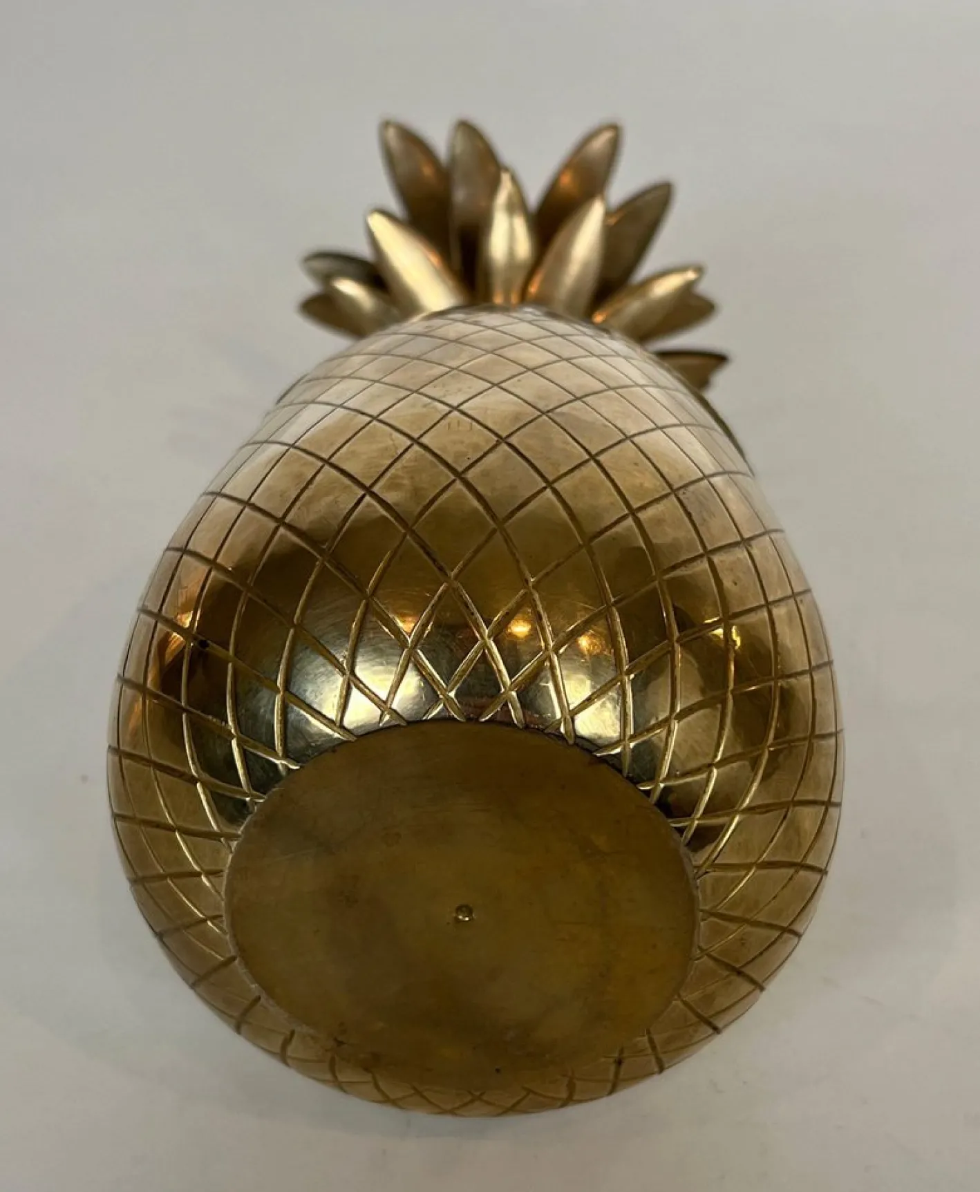 Ananas Eiskübel aus Messing und Stahl