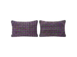 Anatolische Kelim Lumbar Kissenbezüge, 2010er, 2er Set